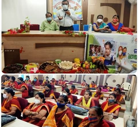 ଜାତୀୟ ପୋଷଣ ସପ୍ତାହ ଉପଲକ୍ଷେ ମାଣ୍ଡିଆ ଖାଦ୍ୟ ମେଳା