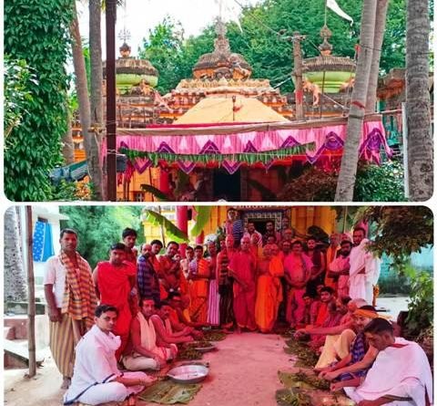କରୋନା ବିଲୋପ ପାଇଁ ଏକ ଲକ୍ଷ ଆଠ ତୁଳସୀ ସମର୍ପଣ