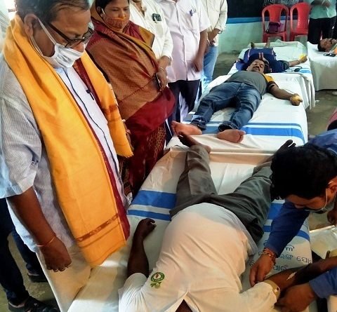 ଦିବଂଗତ ଯୁବନେତା ଅନାମବନ୍ଧୁଙ୍କ ସ୍ମୃତିରେ ରକ୍ତଦାନ ଶିବିର