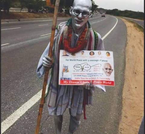 ଦିଲ୍ଲୀରେ ରାଷ୍ଟ୍ରପତି ଓ ପ୍ରଧାନମନ୍ତ୍ରୀଙ୍କୁ ଭେଟିବେ ସାଇରାମ ଗାନ୍ଧୀ: ଲକ୍ଷ୍ନୌରୁ ଦିଲ୍ଲୀ ଅଭିମୁଖେ ପଦଯାତ୍ରା