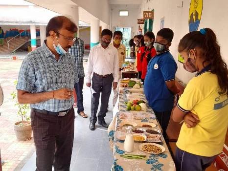 ଓଡିଶା ଆଦର୍ଶ ବିଦ୍ୟାଳୟରେ ପୋଷଣ ମେଳା