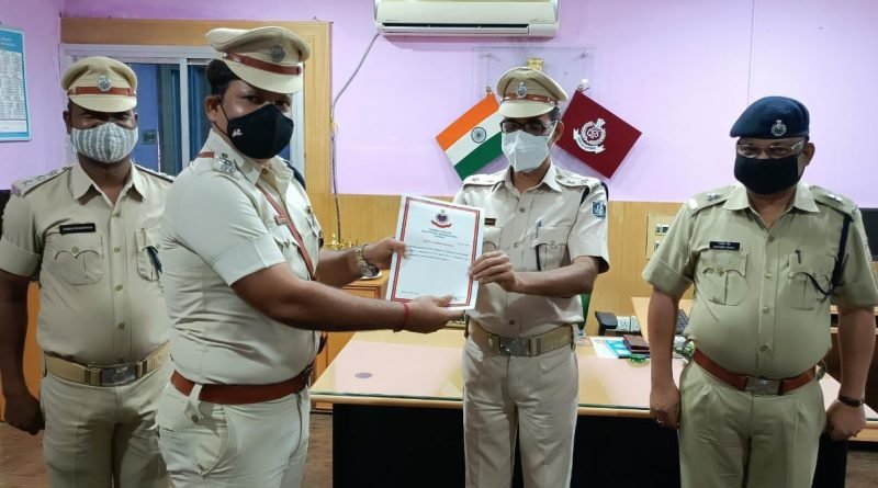 ପାରଳା ଆଇଆଇସିଙ୍କ ସମେତ ୫ ପୋଲିସ ଅଧିକାରୀ ଡିଜିପି ଆୱାର୍ଡ  