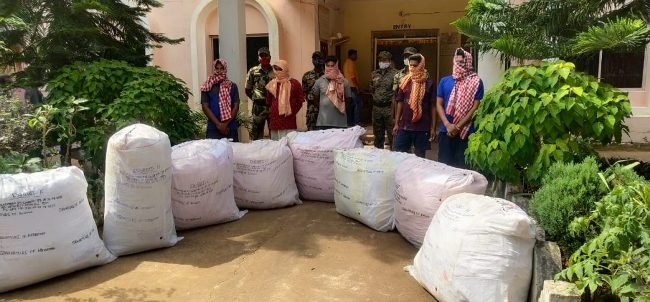 ଗଞ୍ଜେଇ ଜବତ ଜଣେ ନାବାଳକ ସହ ୫ ଗିରଫ