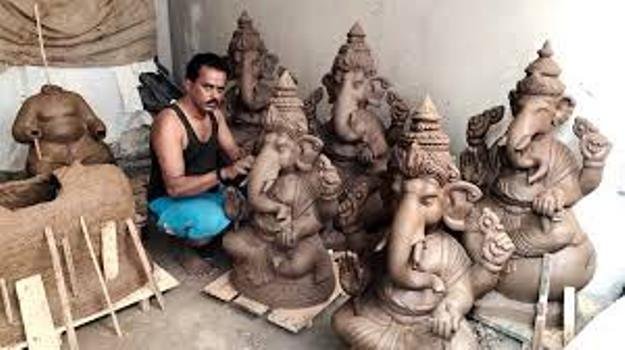 ମାନ୍ଦାରେ ମୂର୍ତ୍ତି କାରୀଗରଙ୍କ ବ୍ୟବସାୟ