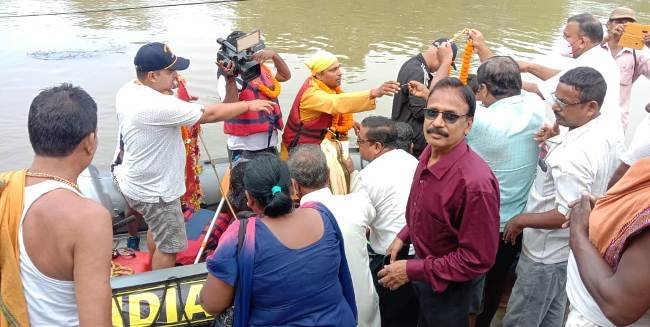 ପ୍ରାଚୀ ନଦୀର ନୌ ଯାତ୍ରୀଙ୍କୁ ସ୍ଵାଗତ ସମ୍ବର୍ଦ୍ଧନା