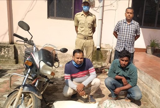 ଦେଶୀ ମଦ ଜବତ ସହ ଦୁଇ ଗିରଫ