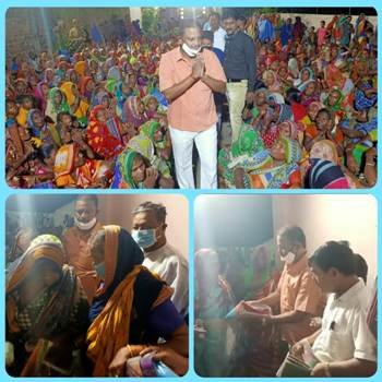 କୁମାର ପୂର୍ଣ୍ଣିମା ଉପଲକ୍ଷେ ବିଧାୟକଙ୍କ ନୂତନ ବସ୍ତ୍ର ବଣ୍ଟନ