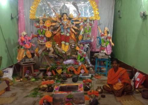ସପ୍ତମୀ ପୂଜା ସହିତ ଧରାବତରଣ କଲେ ମା ସିଂହବାହିନୀ