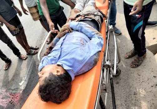 ବସ ଦୁର୍ଘଟଣାରେ ଯୁବକ ମୃତ