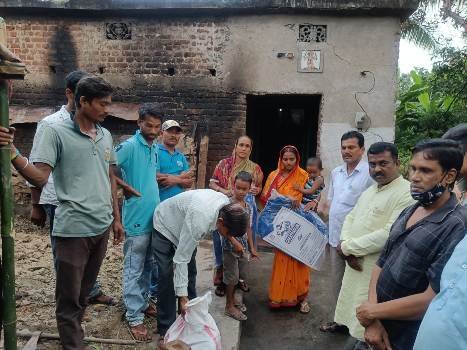 ଅଗ୍ନିବିପନ୍ନଙ୍କୁ ବିଜେପି ପକ୍ଷରୁ ସହାୟତା