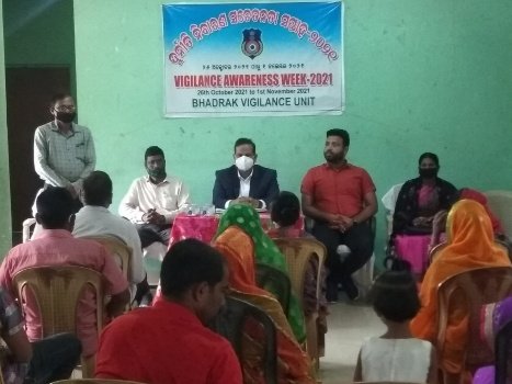 ଦୁର୍ନିତି ନିବାରଣ ସଚେତନତା ସପ୍ତାହ ପାଳିତ