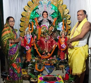 ଜଗନ୍ନାଥ ବଜାର ବଣିକ ସଂଘ ପକ୍ଷରୁ ଲକ୍ଷ୍ମୀପୂଜା