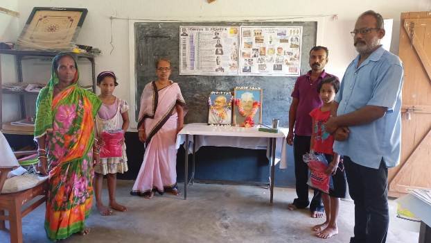 କରମଙ୍ଗା ପ୍ରାଥମିକ ବିଦ୍ୟାଳୟରେ ଗାନ୍ଧୀ ଜୟନ୍ତୀ