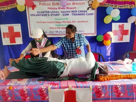 କନ୍ଧମାଳ ଜିଲ୍ଲା ସ୍ତରୀୟ ପ୍ରଥମ ସଙ୍କୁଳ ଯୁବ ରେଡକ୍ରସ୍ ଶିବିର ଆୟୋଜିତ