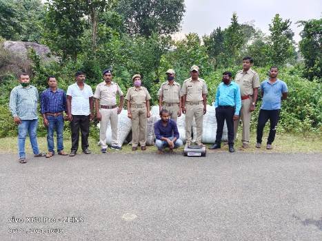 ୯ କୁଇଣ୍ଟାଲ ଗଞ୍ଜେଇ ସହ ଜଣେ ଗିରଫ