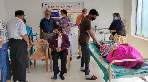 ଲାୟନ୍ସ କ୍ଲବ ଭୁବନେଶ୍ୱର ଓଡ଼ିଶା ଆନୁକୂଲ୍ୟରେ ୬ ଦିନିଆ ଫିଜିଓ ଥେରାପି ଶିବିର
