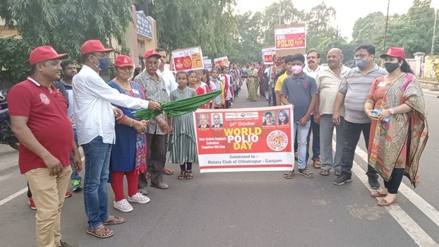 *ରୋଟାରୀ ପକ୍ଷରୁ ପୋଲିଓ ସଚେତନତା ଶୋଭାଯାତ୍ରା*