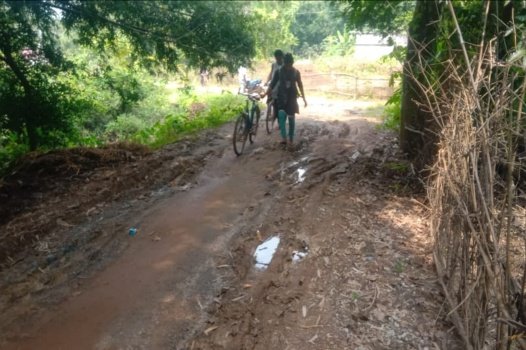 ରାସ୍ତା ନିର୍ମାଣ ଦାବି