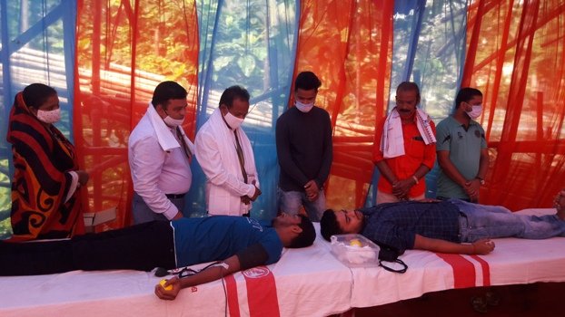 ‘ସକ୍ଷମ ଫାଉଣ୍ଡେସନ’ପକ୍ଷରୁ ଆଜିମାବାଦରେ ରକ୍ତଦାନ ଶିବିର