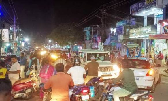 ପାରଳା ସହରରେ ବଢୁଛି ଟ୍ରାଫିକ ସମସ୍ୟା