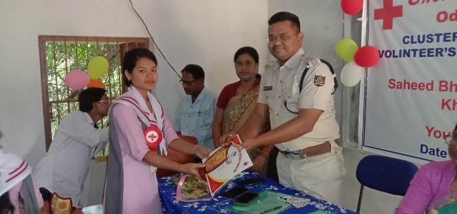 ୟୁଥ୍ ରେଡ୍ କ୍ରସ୍ ର ତ୍ରିଦିବସୀୟ କ୍ଲଷ୍ଟର ସ୍ତରୀୟ ତାଲିମ୍ ଶିବିର