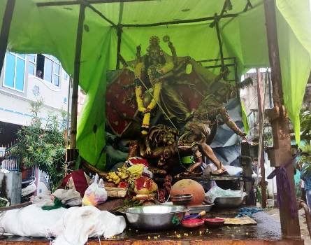 କୋଭିଡ୍ କଟକଣାରେ ପାରଳାରେ ମାଁ ଦୁର୍ଗାଙ୍କ ଭସାଣୀ ସମାପନ