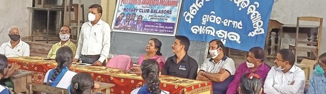 ରୋଟାରୀ କ୍ଲବ ପକ୍ଷରୁ କରୋନା ସଚେତନତା କାର୍ଯ୍ୟକ୍ରମ