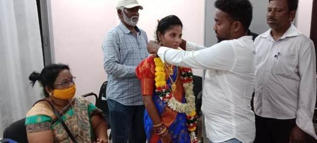 ଆଦର୍ଶ ବିବାହ, ଦୃଷ୍ଟିହୀନ ଯୁବତୀଙ୍କୁ ବିବାହ କଲେ ଶୁଶୀଳ