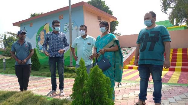 ପିଲିବନ୍ଧ ପାର୍କକୁ ବୁଲି ଦେଖିଲେ ଅତିରିକ୍ତ ଜିଲ୍ଲାପାଳ
