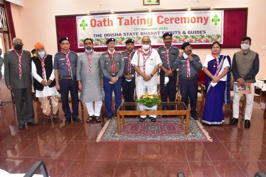 ସ୍କାଉଟ ଗାଇଡ୍‌ର ଶପଥ ଗ୍ରହଣ ଉତ୍ସବ “କର୍ମର ଅନ୍ତ ନାହିଁ”