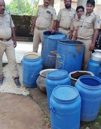 ଗଜପତିରେ ଅବକାରୀ ଚଢାଉ ବହୁ ପରିମାଣର