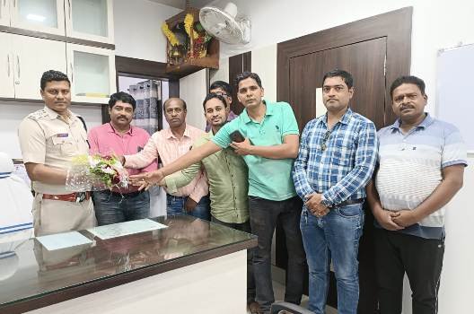 ଗାଙ୍ଗପୁର ଥାନା ଅଧିକାରୀଙ୍କୁ ବେଲଗୁଣ୍ଠା ପ୍ରେସକ୍ଲବ ର ଶୁଭେଚ୍ଛା