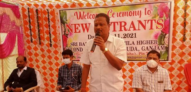 ଚଳିତ ଶିକ୍ଷା ବର୍ଷର ନୂତନ ଛାତ୍ରୀମାନଙ୍କୁ ସ୍ୱାଗତ ସମ୍ବର୍ଦ୍ଧନା