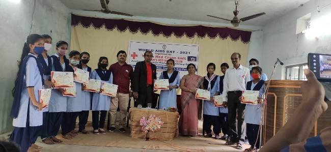 କ୍ଷତ୍ରିୟବରପୁର କଲେଜ୍ ରେ ବିଶ୍ୱ ଏଡ଼ସ ଦିବସ ପାଳିତ