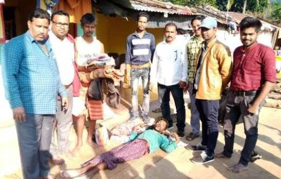 ରୋଗୀଙ୍କୁ ବସ୍ତ୍ର ଓ ଶୁଖିଲା ଖାଦ୍ୟ ବଣ୍ଟନ