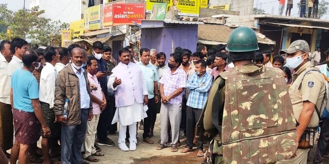 ହାଢୁଭାଙ୍ଗିରେ ଉତ୍ତେଜନା ପ୍ରଶମିତ