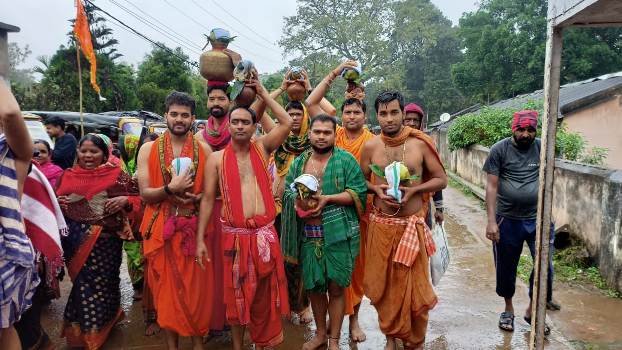 ହନୁମାନ ବିଗ୍ରହ ପ୍ରତିଷ୍ଠା ନିମନ୍ତେ କଳସଯାତ୍ରା