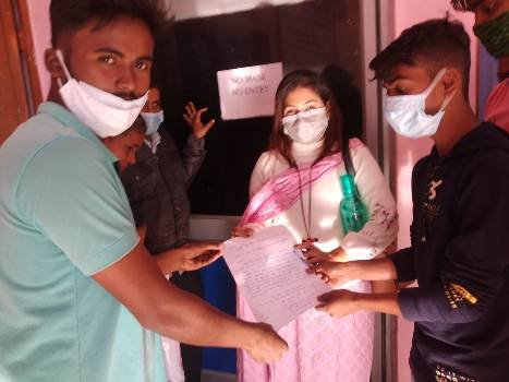 ଖେଳପଡିଆ କାର୍ଯ୍ୟ ସମ୍ପୁର୍ଣ୍ଣ କରିବାପାଇଁ ବିଡିଓଙ୍କୁ ଦାବିପତ୍ର