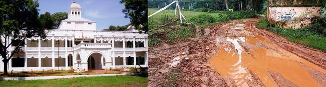 ଐତିହାସିକ ପର୍ଯ୍ୟଟନ କେନ୍ଦ୍ର ବୃନ୍ଦାବନ ପ୍ୟାଲେସ ଯିବା ରାସ୍ତାର ଦୁରାବସ୍ଥା ସୁଧିରିବ କେବେ ?