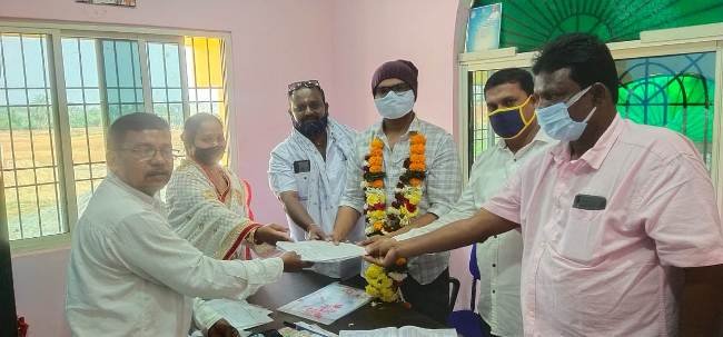 ସରପଞ୍ଚ ପଦବୀ ନିମନ୍ତେ ପ୍ରାର୍ଥୀ ହେଲେ ସଞ୍ଜୀବ ରେଡ୍ଡି