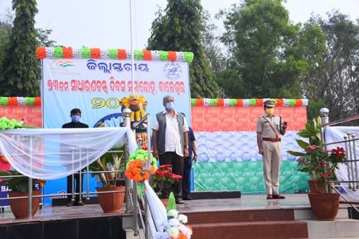 ବାଲେଶ୍ୱରରେ ଜିଲ୍ଲାସ୍ତରରୀୟ ୭୩ତମ ସାଧାରଣତନ୍ତ୍ର ଦିବସ