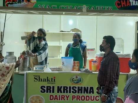 ମିଶନ୍ ଶକ୍ତି ଫୁଡ୍‌କୋର୍ଟରେ ‘ଦୁଗ୍ଧ’ ଷ୍ଟଲ୍ କାର୍ଯ୍ୟକ୍ଷମ 