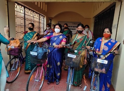 ଚାଇଲ୍‌ଡ଼ ଫଣ୍ଡ ଇଣ୍ଡିଆ ତରଫରୁ ଅଗ୍ରଣୀ ମା’ମାନଙ୍କୁ ସାଇକେଲ ବଣ୍ଟନ