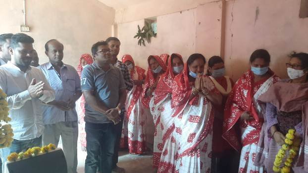 ପୋଡାମାରୀ ସେବା ସମବାୟରେ ଧାନମଣ୍ଡି ଉଦଘାଟନ