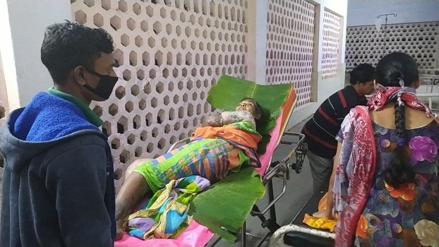 କାଠଚୁଲି ନିଆଁ ଲାଗି ମହିଳା ଗୁରୁତର