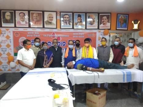 ରେମୁଣା ବିଜେପି ପକ୍ଷରୁ ରକ୍ତଦାନ ଶିବିର