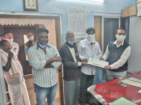 ତନରଡ଼ା ମଣ୍ଡଳ ବିଜେପି ସଭାପତି ସୁଧାଂଶୁଙ୍କ ପ୍ରାଠିପତ୍ର ଦାଖଲ
