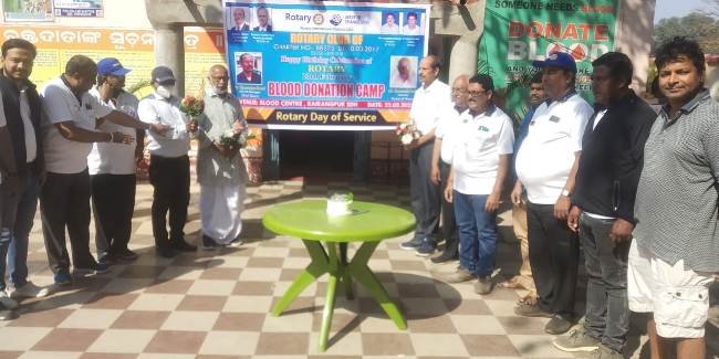 ରୋଟାରୀ କ୍ଲବ ଆନୁକୁଲ୍ୟରେ ୬୦ ୟୂନିଟ ରକ୍ତ ସଂଗ୍ରହ