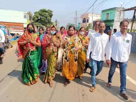 ୧୪ ନମ୍ବର ଜୋନରେ ଜିଲ୍ଲାପରିଷଦ ସଭ୍ୟଙ୍କ ମାରଥାନ ପ୍ରଚାର