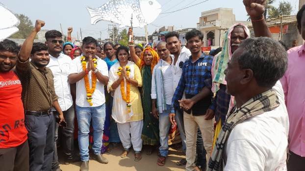 ସରପଂଚ ପ୍ରାର୍ଥୀ ଓ ସମିତିସଭ୍ୟ ପ୍ରାର୍ଥିନୀଙ୍କ ପ୍ରଚାର ଜୋରଦାର